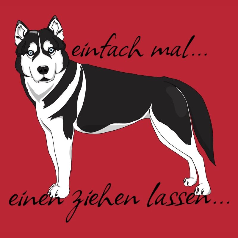 Husky "einfach mal einen ziehen lassen..."