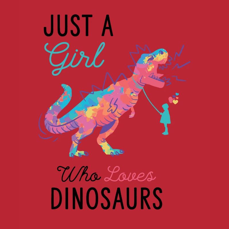 Nur ein Mädchen, das Dinosaurier liebt Dinosaurier Geschenkidee