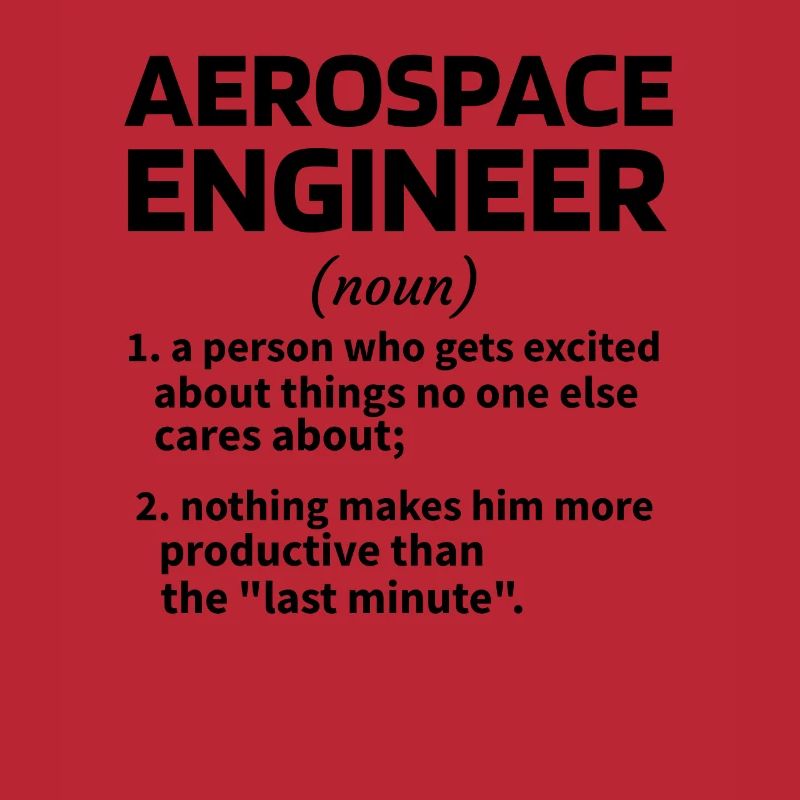 Aerospace Engineer Idée de cadeau Technologie spatiale