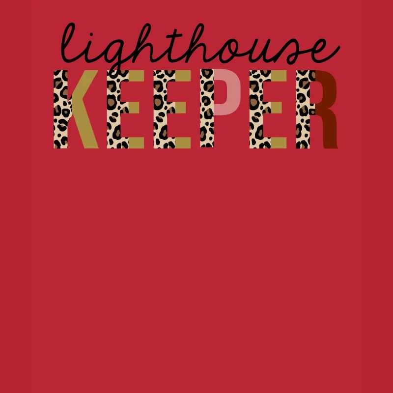Lighthouse Keeper Leopard Print Funny