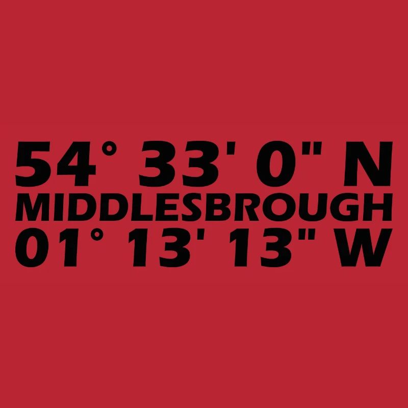 Coordonnées de Middlesbrough