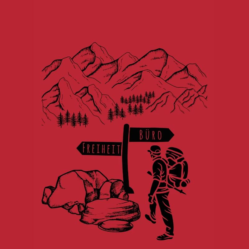 Bergsteigen, Wandern oder Büro?