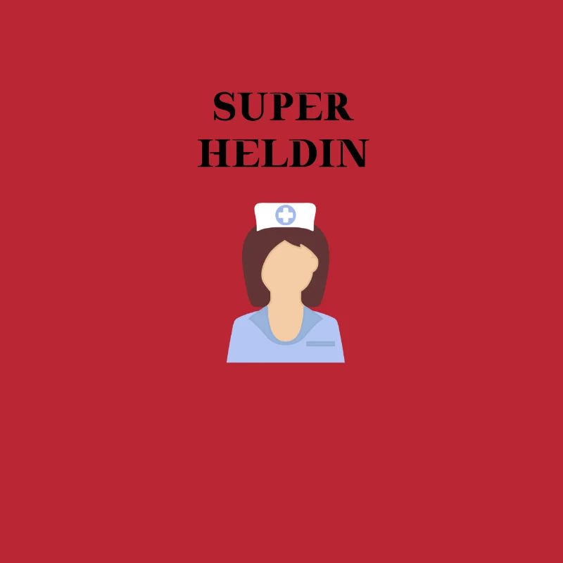 Krankenschwester Superheldin Geschenkidee Heldin