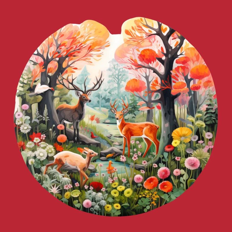 Spring Forest Scene
