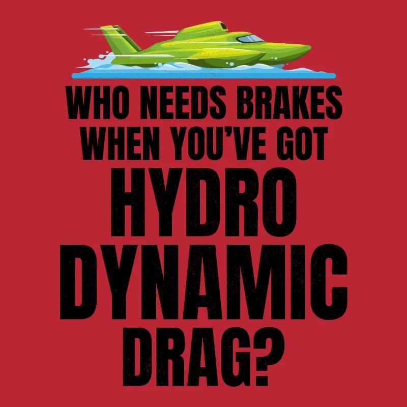 Freins hydrodynamiques de course d’hydroplanes non inclus