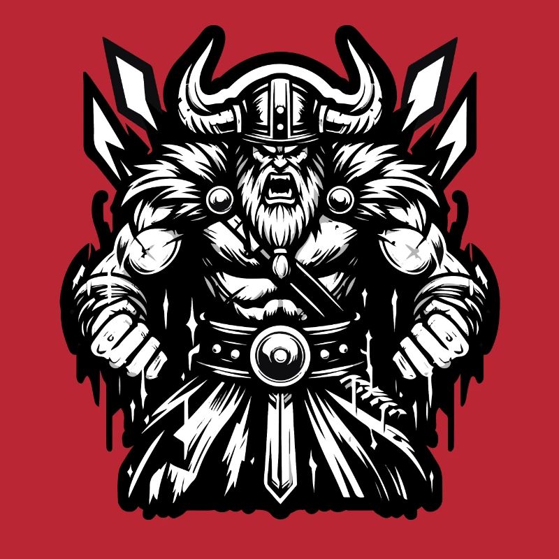 Mächtiger Wikingerkrieger Version 2