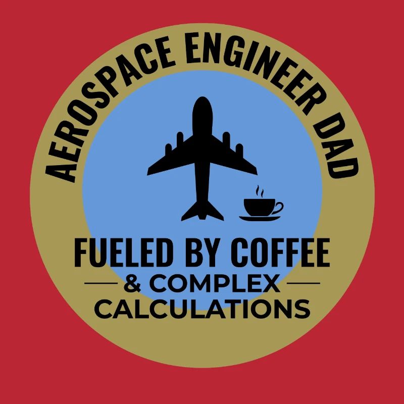 Aerospace Engineer Dad Coffee Plane Airplane