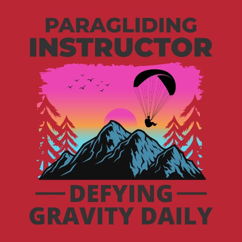 Paragliding Pilot Paraglider Instructor Mountains
