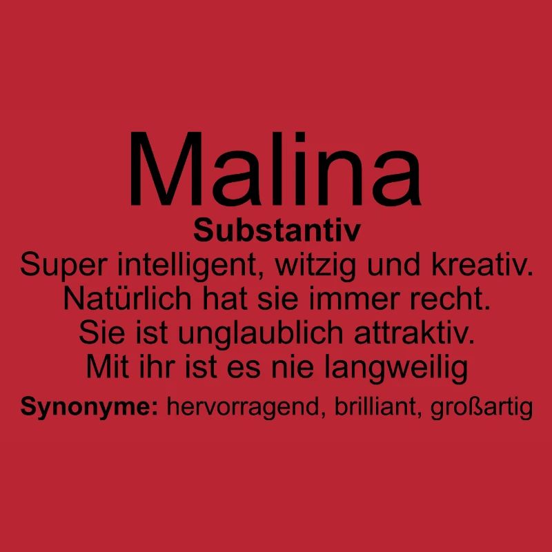 Name Definition Malina
