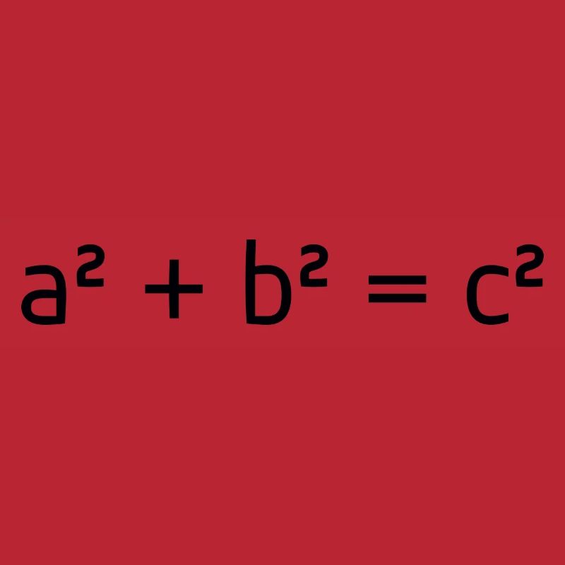 Mathe Satz des Pythagoras Geschenkidee Formel