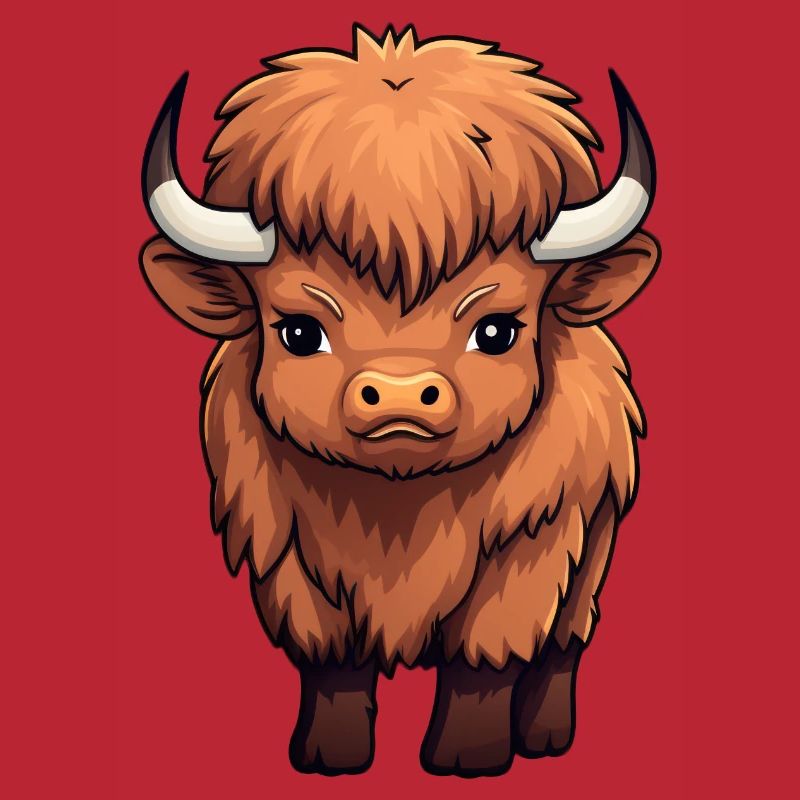 Bébé bison buffle