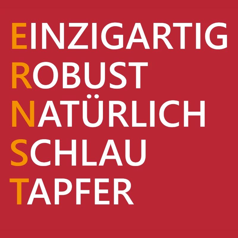Ernst Name Geschenk
