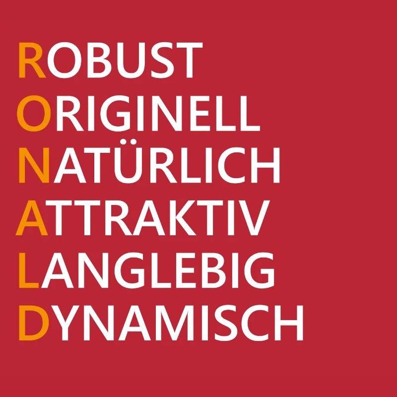 Ronald Name Geschenk