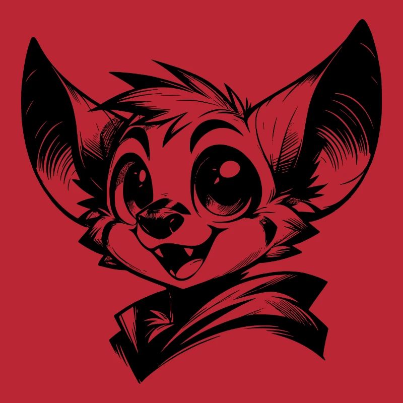 Funny Kids Bat Vampire Drawing