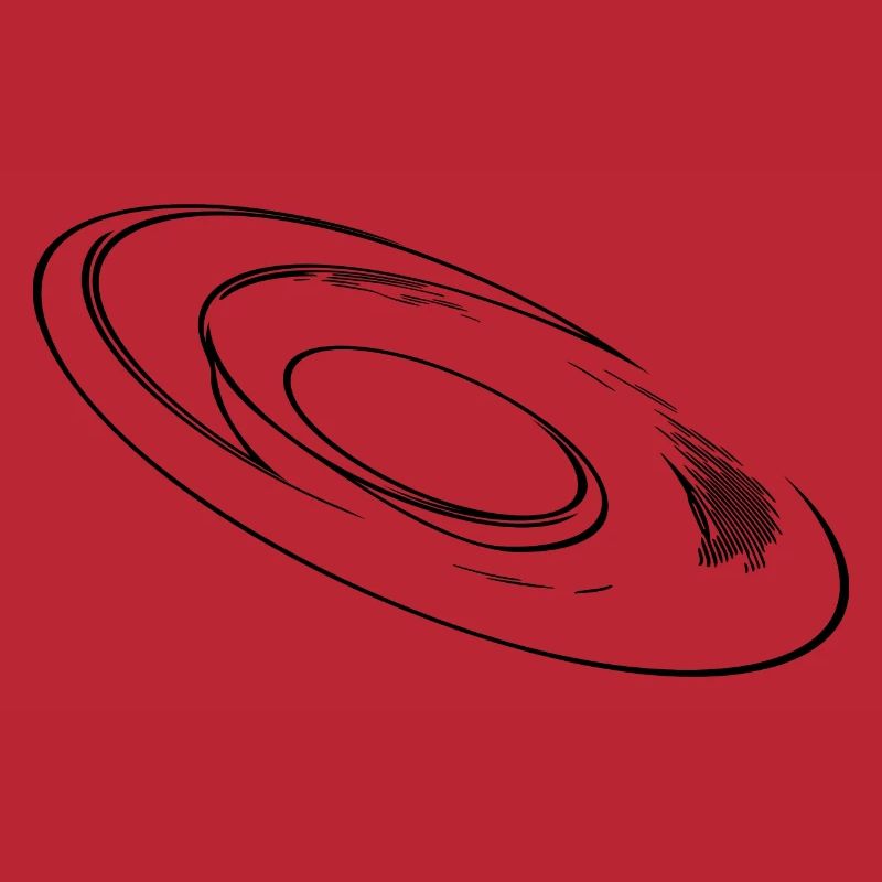 Geometric three-dimensional circular disk