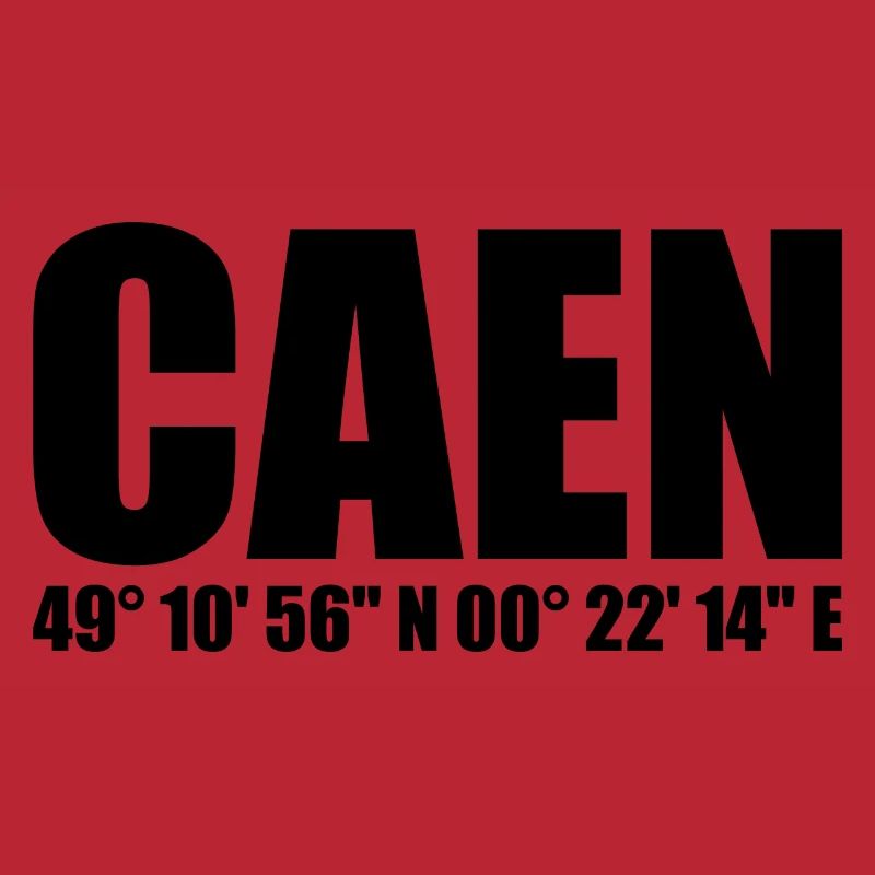 Caen Coordinates