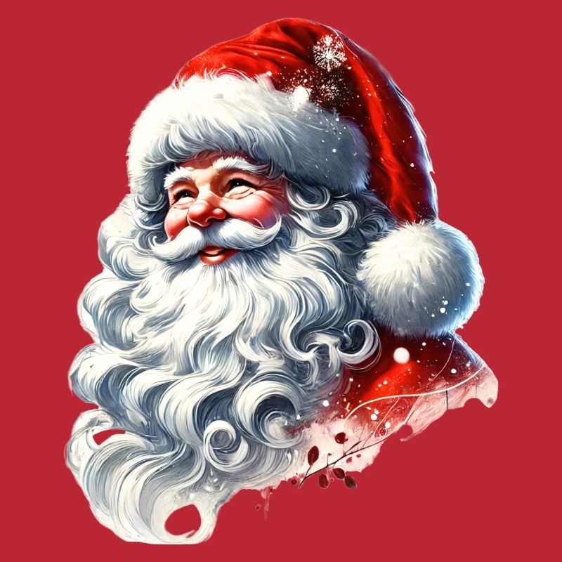 Weihnachtsmann mit strahlendem Lächeln
