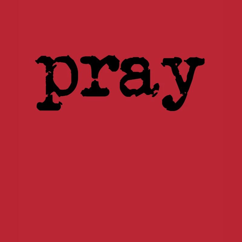 pray typewriter black