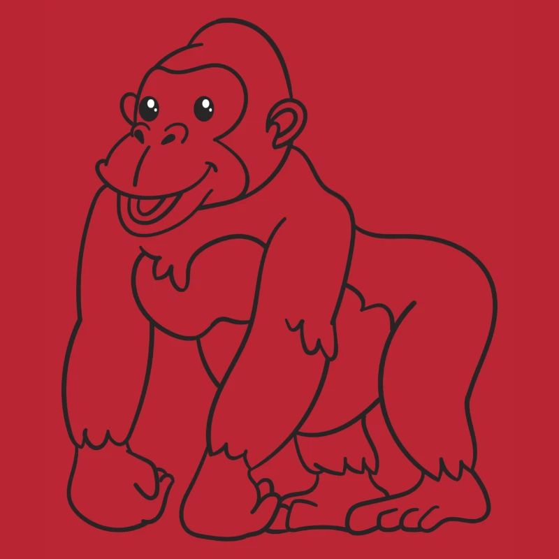 Gorilla, Affe, Geschenk, Geschenkidee