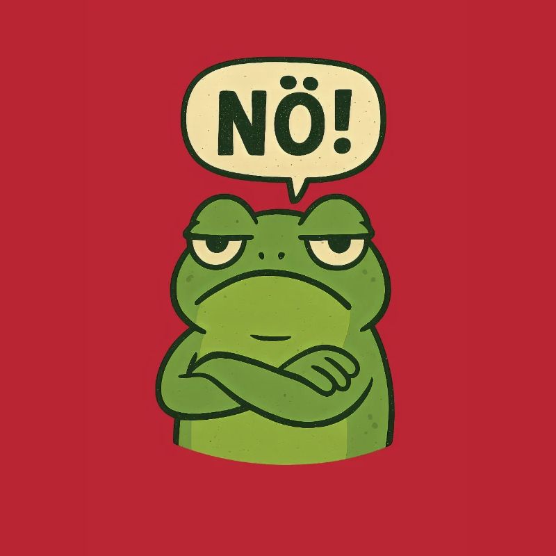 Déclaration, non, grenouille, tout simplement non