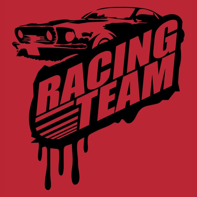 Racing Team Graffiti timbre Design