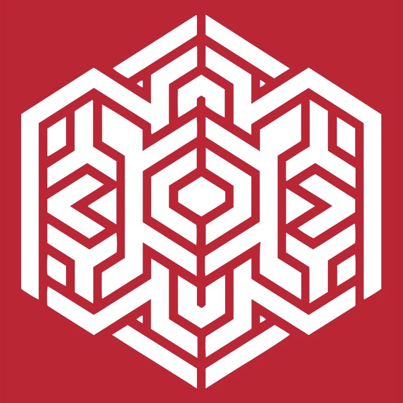 Geometric Hexagon - Abstract pattern
