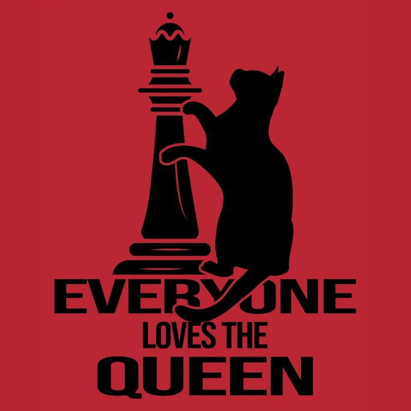 pièce d’échecs checkmate chess-queen cat