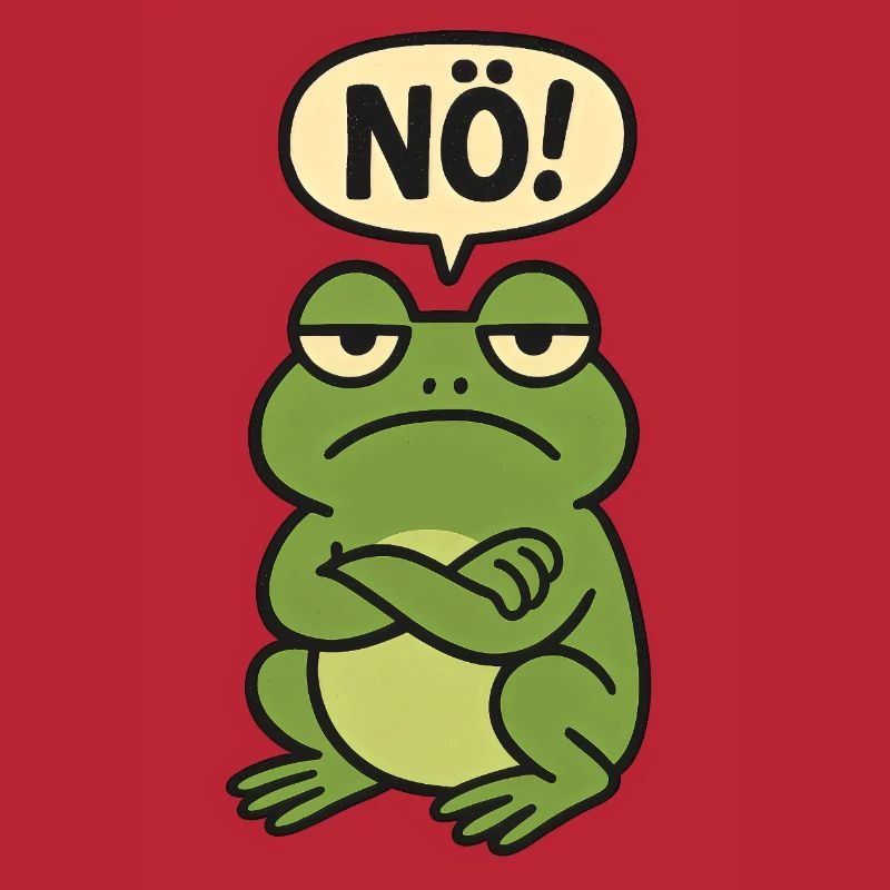 Déclaration, non, grenouille, tout simplement non