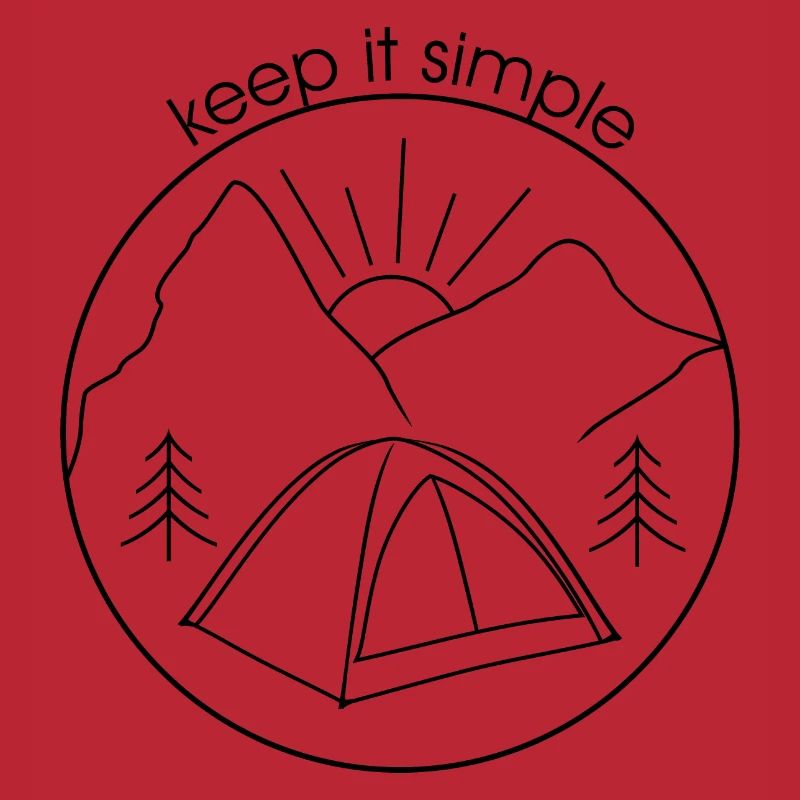 Keep it simple (schwarze Version)