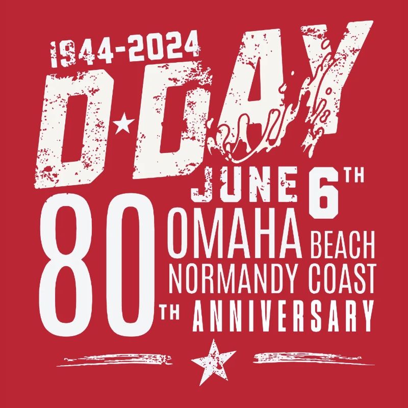 D Day at Omaha Beach 80th 2024