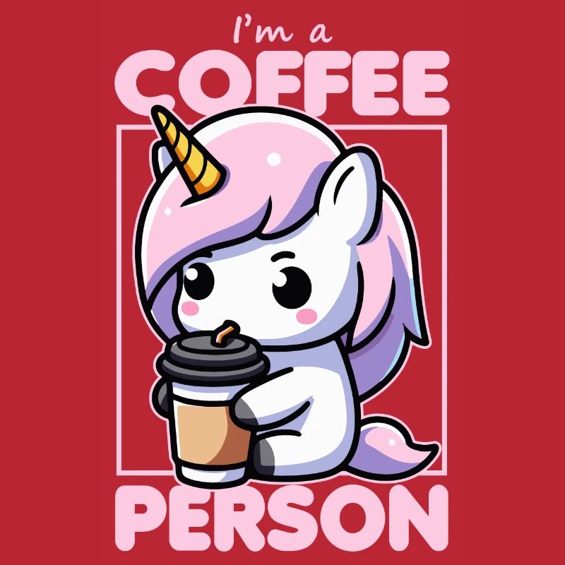 Ich bin ein Kaffeemensch Einhorn