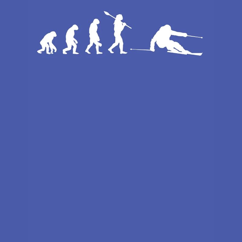 Skiing Evolution einzigartiges Design
