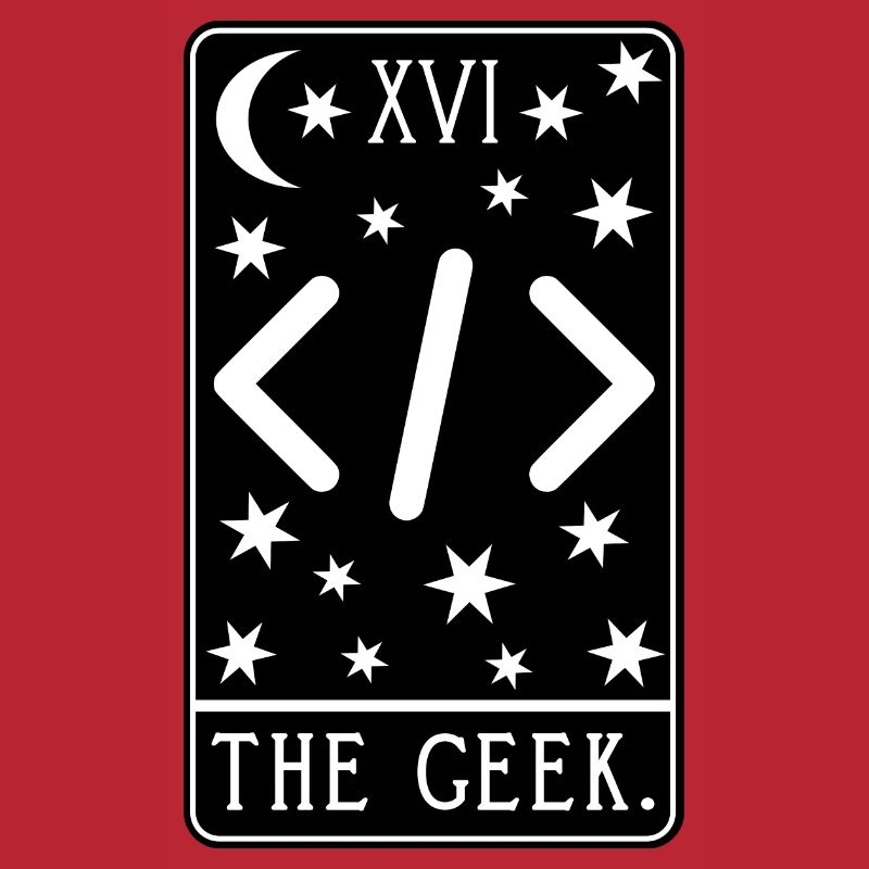 Carte de Tarot Programmeur - Code de développeur Coding Geek