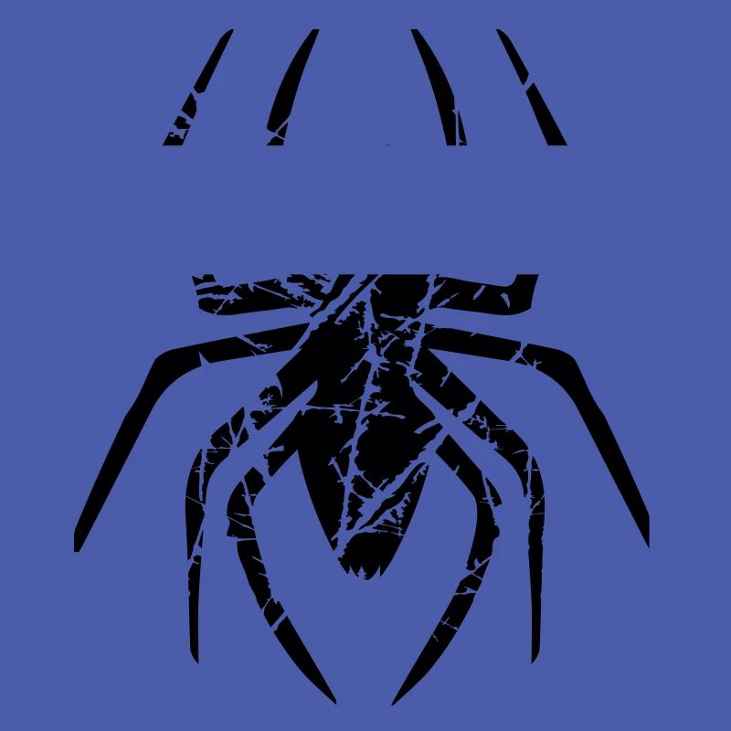 kratzer risse spinne logo design ekelig horror hal