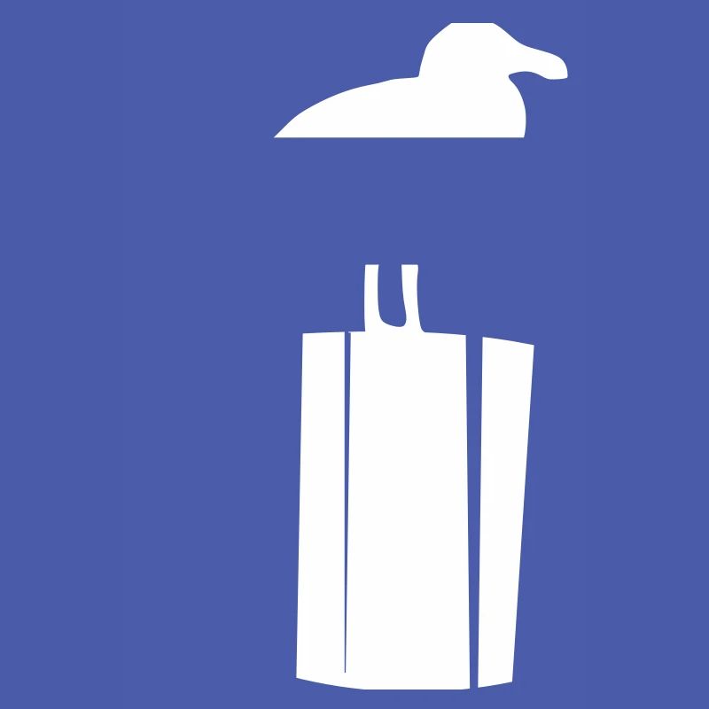 Möwe sitzend