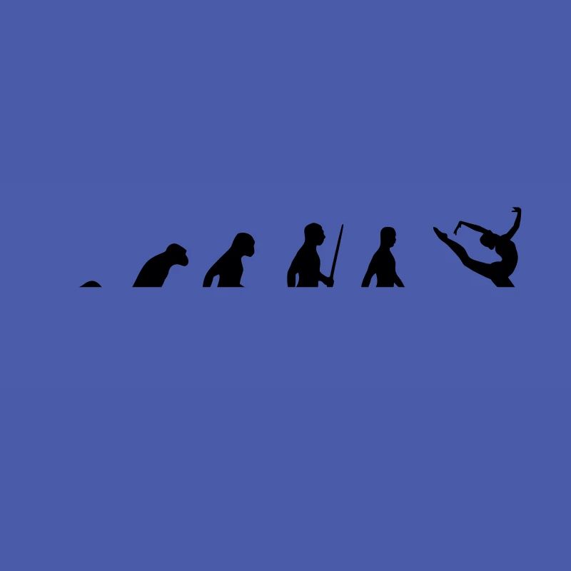 Evolution Human Monkey Ape Human - Ballet, Dancing