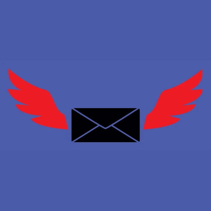 Express Mail Envelope Winged Post