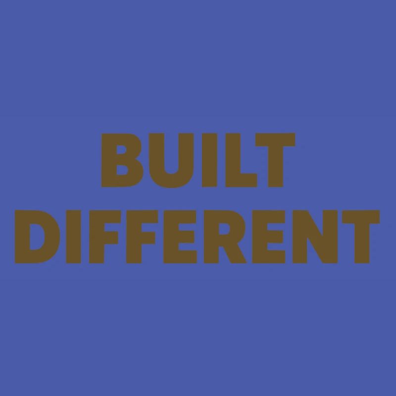 Typographie d’affirmation différente construite