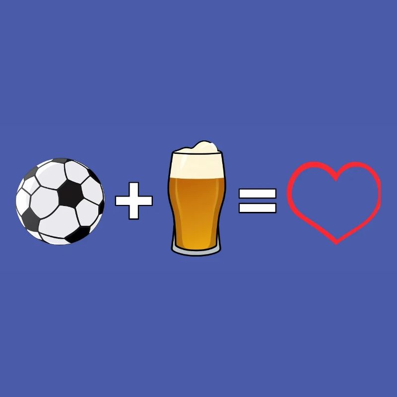 Fußball plus Bier gleich Liebe