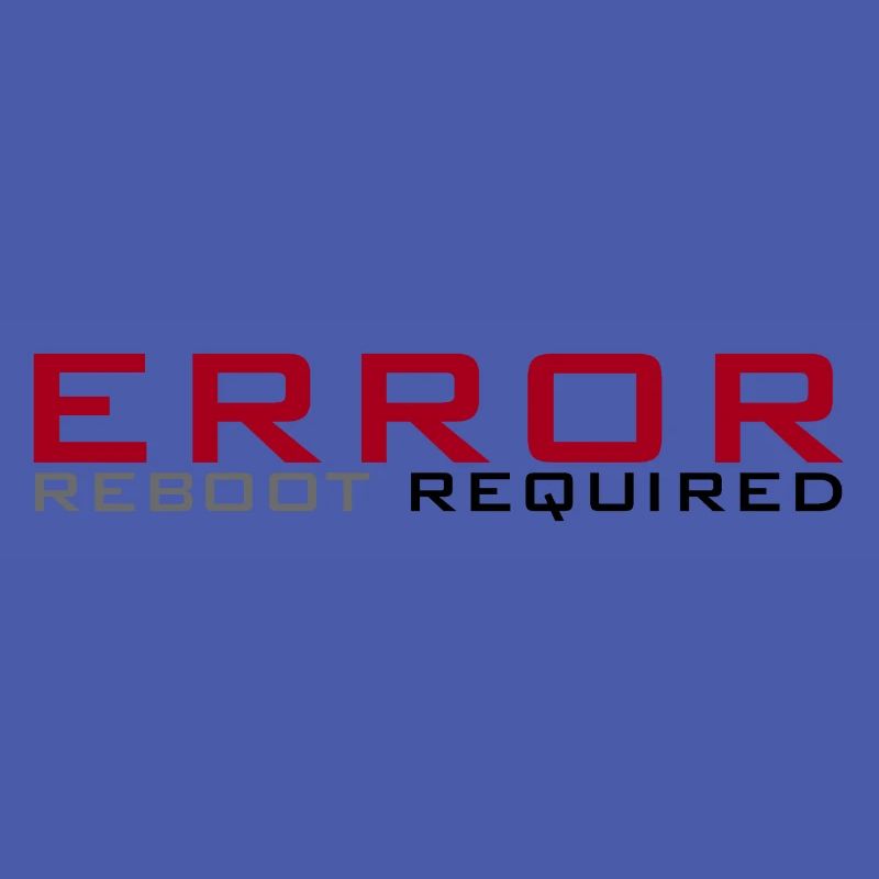 Error: Reboot required