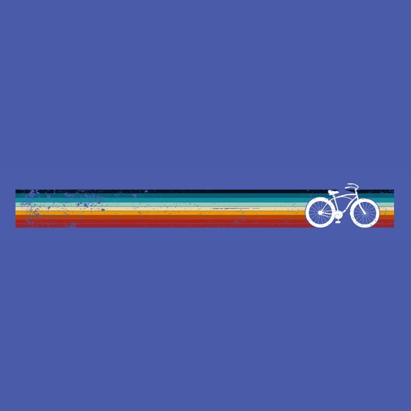 Rainbow Stripe Bicycle Design