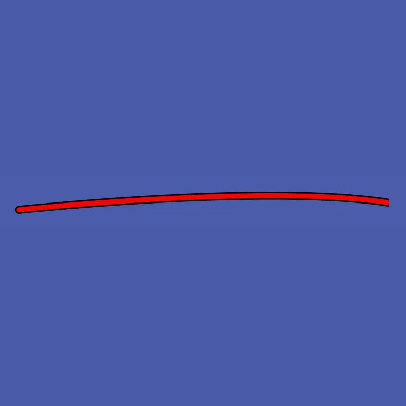 Minimalist Red Line – Modern Statement De