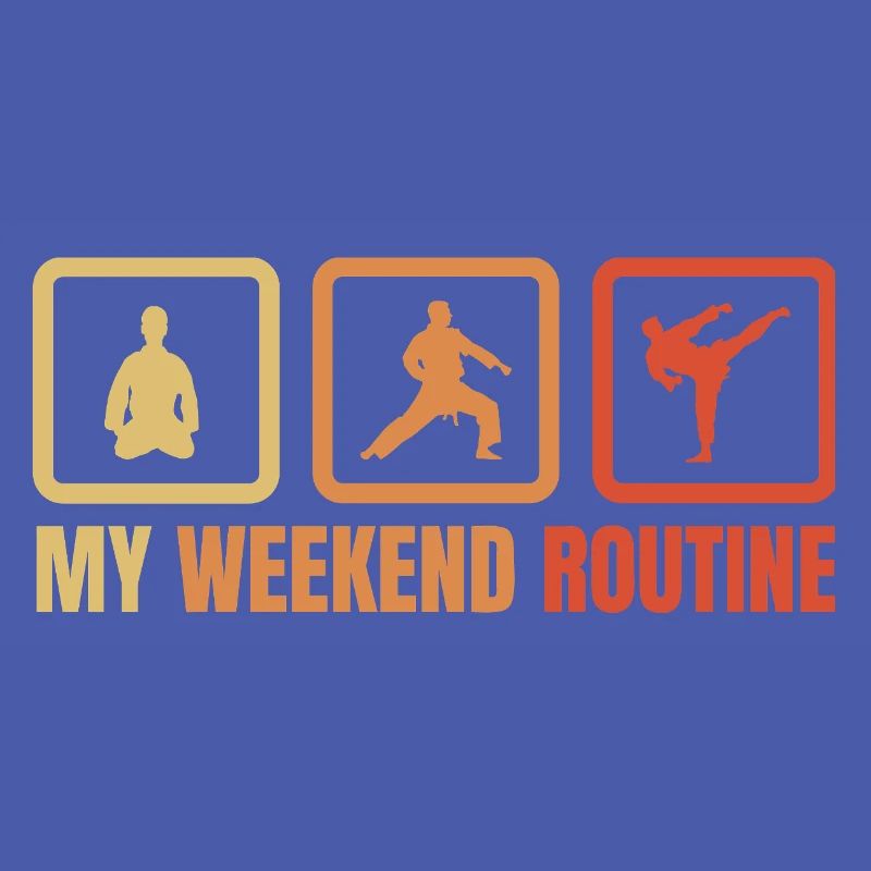 Karateka Wochenendroutine