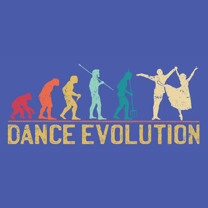 Conception de silhouette d'évolution de la danse