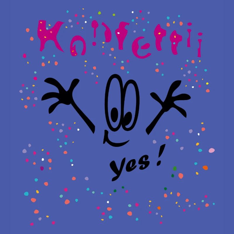 Konfetti Karneval Comic