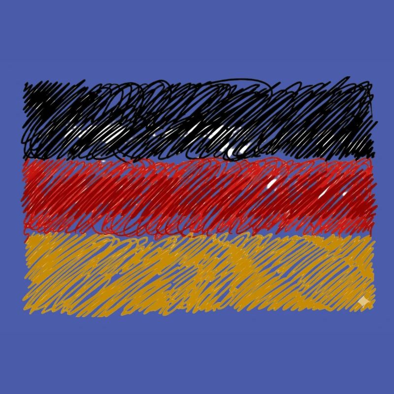 German Flag Scribble
