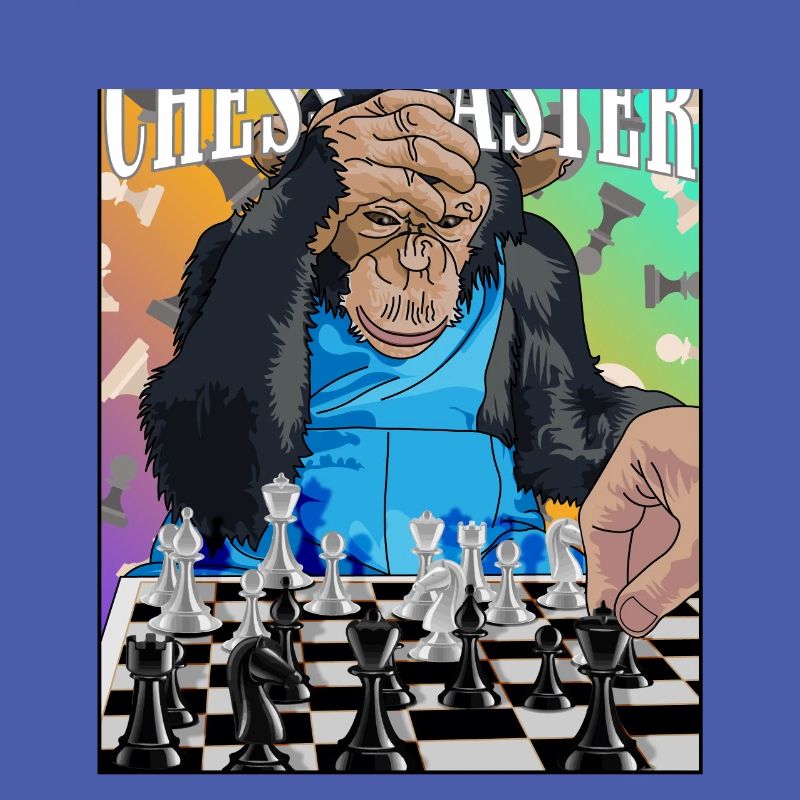 Jeu d’échecs Chimpanzé d’échecs cadeau