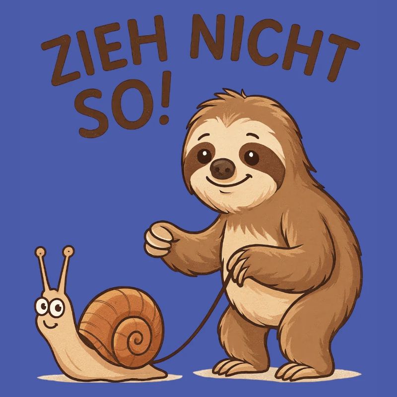 Don't pull like that! Sloth Snail