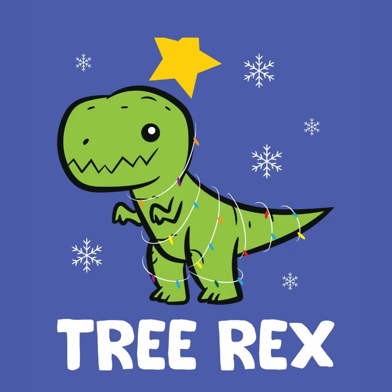 T-Rex - Flocon de neige Étoile de lumière Tree Rex
