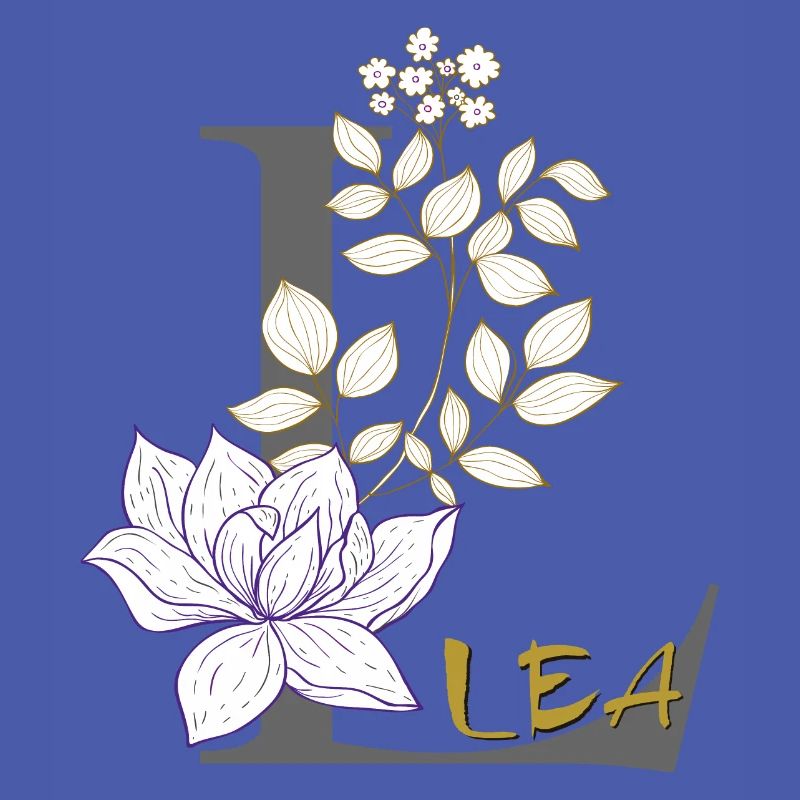 Buchstabe L Initiale Lea